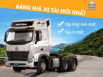 Bảng Giá Xe Tải Howo Tháng 12/2025 Tốt Nhất Thị Trường