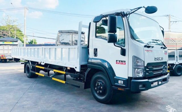 Xe Tải Isuzu FRR90QE5 6.5 Tấn Thùng Lửng