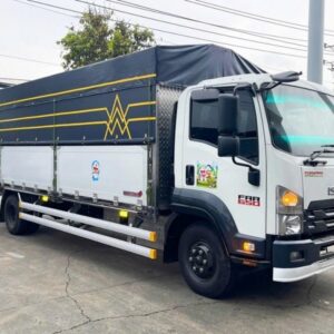Xe Tải Isuzu FRR90QE5 6.5 Tấn Thùng Bạt